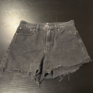 Madewell momjean short black size 24 women’s